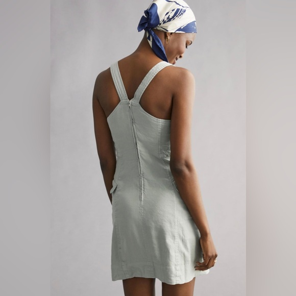 Anthropologie Square-Neck Mini Dress - Picture 3 of 17